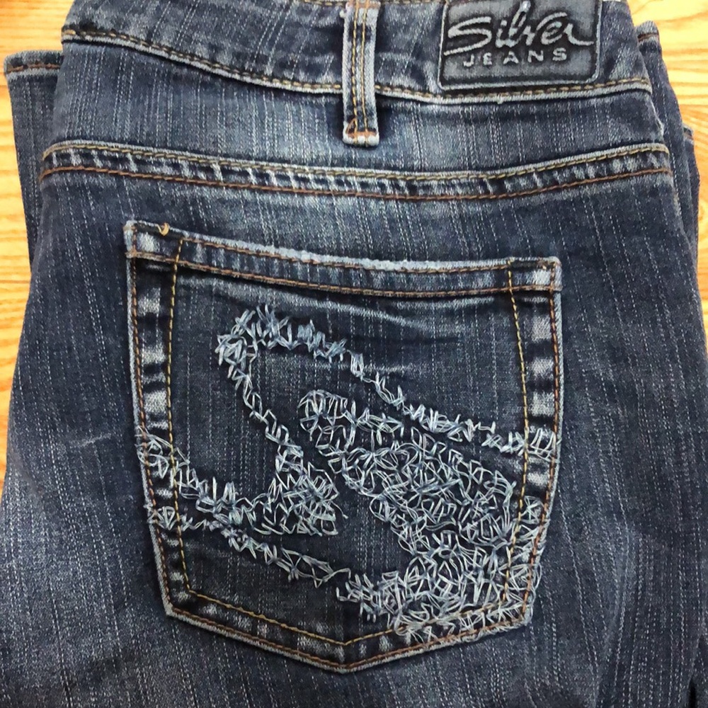 Aiko Bootcut Silver Jeans